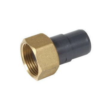 Union sur robinet compteur à écrou prisonnier PVC pression (eau froide) diamètre Ø 20mm x 32mm Nicoll | O32G