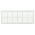 Image du produit : Grille de ventilation à visser ou à coller classique extra-plate rectangulaire - hauteur 120mm - largeur 297mm couleur Blanc Nicoll | PB151