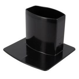 Pied de chute pour tube de descente ovoïde 90x56 diamètre Ø 90mm x 56mm couleur Noir Nicoll | PCU95N