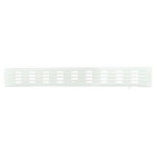 Image du produit : Grille de ventilation à visser ou à coller classique plate à fermeture - hauteur 40mm - largeur 300mm couleur Blanc Nicoll | PF300