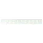 Image du produit : Grille de ventilation à visser ou à coller classique plate à fermeture - hauteur 40mm - largeur 300mm couleur Blanc Nicoll | PF300