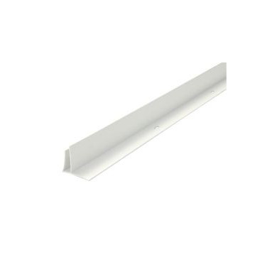 Profilé grande finition fixation mur couleur Blanc Nicoll | PFM4B