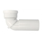 Image du produit : Pipe orientable d.100 joint 85/107 recoupable diamètre Ø 100mm Nicoll | PORTWC