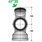 Image du produit : Culotte double pour 1 WC diamètre Ø 100mm Nicoll | RAM11