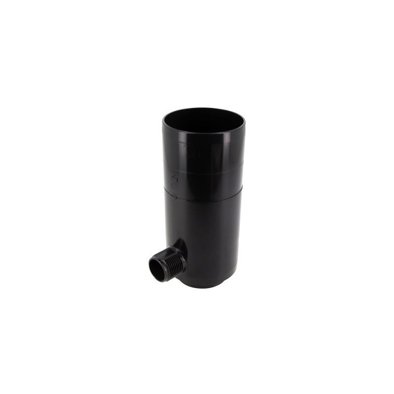 Récupérateur EP pour tube de descente cylindrique Ø 80 diamètre Ø 80mm couleur Noir Nicoll | REPTD80N