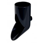 Image du produit : Pied de chute pour tube de descente cylindrique Ø 80 diamètre Ø 80mm couleur Noir Nicoll | RWS801N