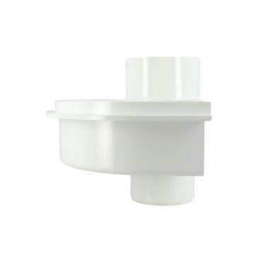 Siphon de balcon diamètre Ø 80mm - largeur 125mm couleur Blanc Nicoll | SB80B