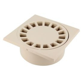 Siphon avec emboîture incorporée verticale diamètre Ø 50mm x 40mm x 63mm x 139mm - hauteur 63mm - largeur 150mm - longueur 150mm couleur Sable Nicoll | SC456S