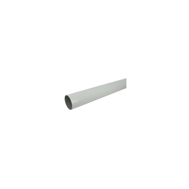 Tube de descente cylindrique Ø 100 diamètre Ø 100mm couleur Gris Nicoll | TD100