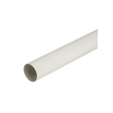 Tube de descente cylindrique Ø 100 diamètre Ø 100mm couleur Blanc Nicoll | TD1002B