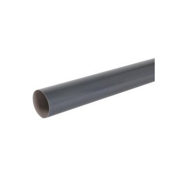 Tube de descente cylindrique Ø 100 diamètre Ø 100mm couleur Gris anthracite Nicoll | TD1003A