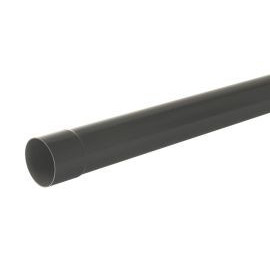 Tube de descente cylindrique Ø 100 diamètre Ø 100mm couleur Gris anthracite Nicoll | TD1003PA