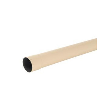 Tube de descente cylindrique Ø 100 diamètre Ø 100mm couleur Sable Nicoll | TD100PS