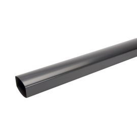 Tube de descente ovoïde 105x76 diamètre Ø 105mm x 76mm couleur Gris anthracite Nicoll | TD1073A