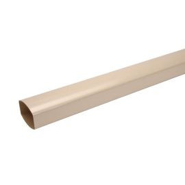 Tube de descente ovoïde 105x76 diamètre Ø 105mm x 76mm couleur Sable Nicoll | TD107S