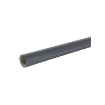 Tube de descente cylindrique Ø 80 diamètre Ø 80mm couleur Gris anthracite Nicoll | TD802A