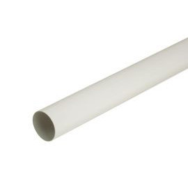 Tube de descente cylindrique Ø 80 diamètre Ø 80mm couleur Blanc Nicoll | TD802B