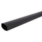 Image du produit : Tube de descente ovoïde 90x56 diamètre Ø 90mm x 56mm couleur Gris anthracite Nicoll | TD95A