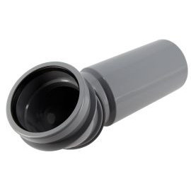 Pipe d'évacuation bâti-support diamètre Ø 100mm - longueur 250mm Nicoll | UPORTBAT