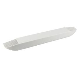 Solution aérau-acoustique - mortaise 354 x 12 pour caissons de volets roulants couleur Blanc Nicoll | VRG2241