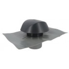 Image du produit : Chapeau de ventilation avec collerette d'étanchéité Atemax diamètre Ø 125mm - largeur 330mm - longueur 450mm couleur Gris anthracite Nicoll | VVE12A