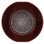 Image du produit : Chapeau de ventilation simple avec moustiquaire Atemax diamètre Ø 100mm couleur Rouge Nicoll | VVM10R