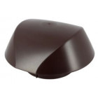 Image du produit : Chapeau de ventilation simple avec moustiquaire Atemax diamètre Ø 125mm couleur Marron Nicoll | VVM12M