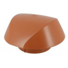 Image du produit : Chapeau de ventilation simple avec moustiquaire Atemax diamètre Ø 125mm couleur Rouge Terracotta Nicoll | VVM12T