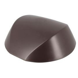 Chapeau de ventilation simple avec moustiquaire Atemax diamètre Ø 160mm couleur Marron Nicoll | VVM16M