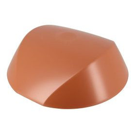 Chapeau de ventilation simple avec moustiquaire Atemax diamètre Ø 160mm couleur Rouge Terracotta Nicoll | VVM16T