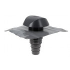 Image du produit : Chapeau de ventilation avec adaptateur tuile à douille Atemax diamètre Ø 160mm x 160mm - largeur 550mm - longueur 500mm couleur Gris anthracite Nicoll | VVMD16A