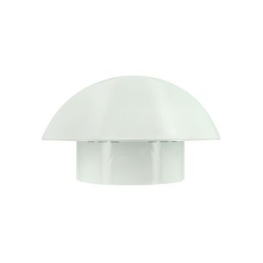 Chapeau de ventilation simple Atemax diamètre Ø 100mm couleur Blanc Nicoll | VVS10B