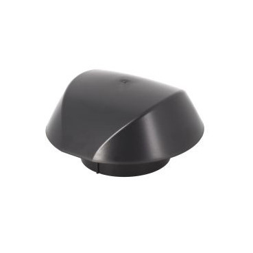 Chapeau de ventilation simple Atemax diamètre Ø 125mm couleur Gris anthracite Nicoll | VVS12A