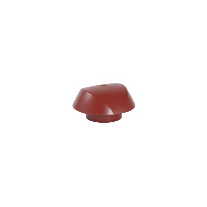 Chapeau de ventilation simple Atemax diamètre Ø 125mm couleur Rouge Nicoll | VVS12R