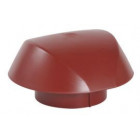 Image du produit : Chapeau de ventilation simple Atemax diamètre Ø 125mm couleur Rouge Nicoll | VVS12R