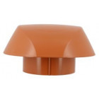 Image du produit : Chapeau de ventilation simple Atemax diamètre Ø 125mm couleur Rouge Terracotta Nicoll | VVS12T