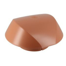 Chapeau de ventilation simple Atemax diamètre Ø 160mm couleur Rouge Terracotta Nicoll | VVS16T