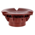 Image du produit : Chapeau aéraulique simple Atemax diamètre Ø 160mm couleur Rouge Nicoll | VXS16R