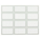 Image du produit : Grille de ventilation à visser ou à coller vent "X" - hauteur 334mm - largeur 430mm couleur Blanc Nicoll | X600