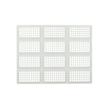 Grille de ventilation à visser ou à coller vent "X" - hauteur 334mm - largeur 430mm couleur Blanc Nicoll | X600