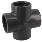 Image du produit : Croix PVC pression (eau froide) diamètre Ø 63mm Nicoll | XP63F