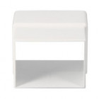 Image du produit : Manchette pour tube de descente rectangulaire 73x100 diamètre Ø 73mm x 100mm couleur Blanc Nicoll | ZQGTB