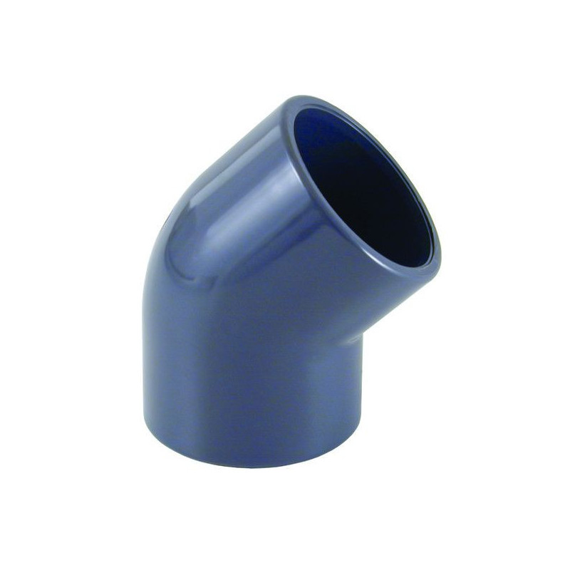 Coude 45° PVC pression 05 01 - 63 mm CEPEX | 01751