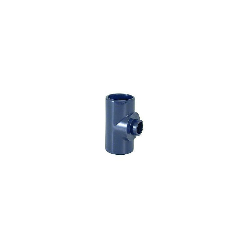 Té PVC pression 05 04 - 63 mm - 32 mm CEPEX | 01826