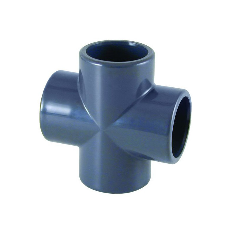 Croix PVC pression 05 28 - 63 mm CEPEX | 02236