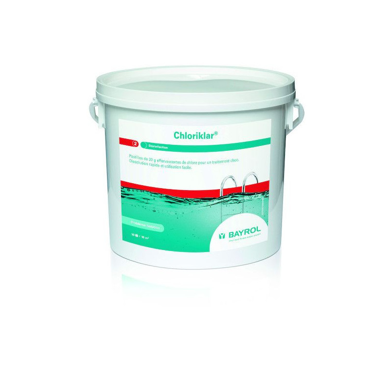 Chloriklar® chlore pour un traitement choc - 5 kg BAYROL | 2231114