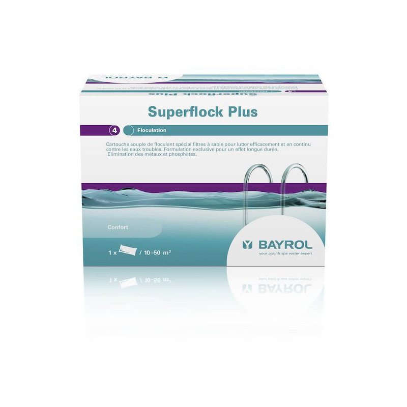 Floculant Superflock Plus en cartouches - 1 L BAYROL | 2295292