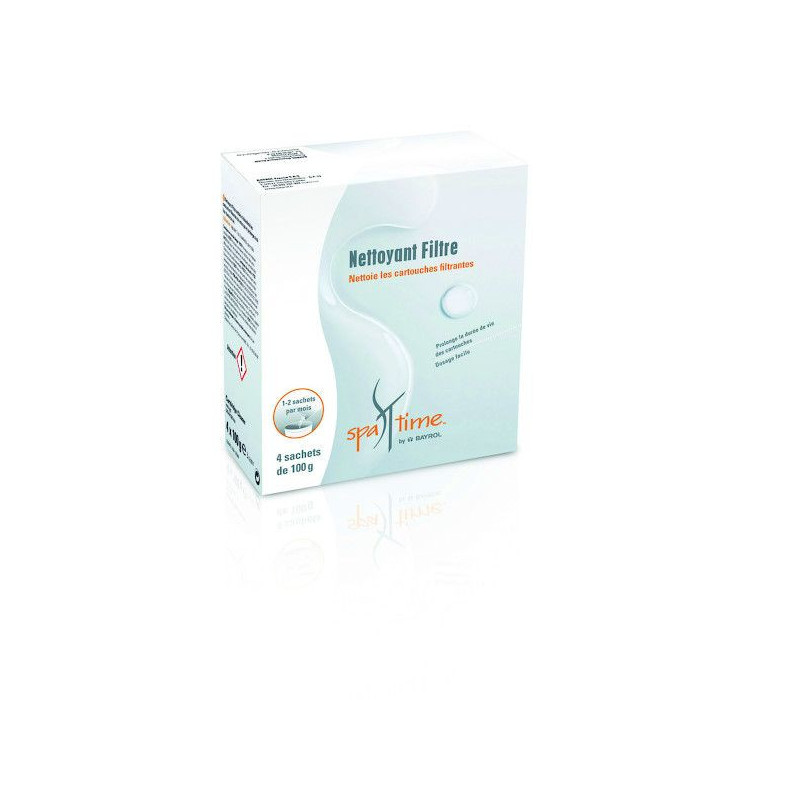 Nettoyant filtre SPA TIME 4x100 gr BAYROL | 2296670