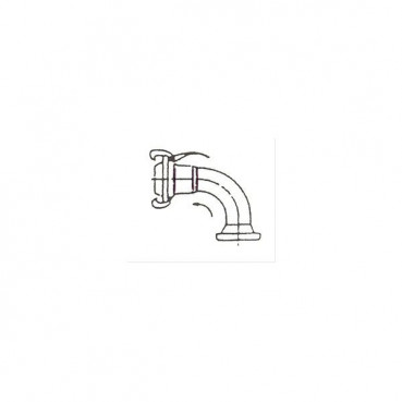 Coude 90° type HR (BAUER) - 5" GIVAL | 32CO133BA90