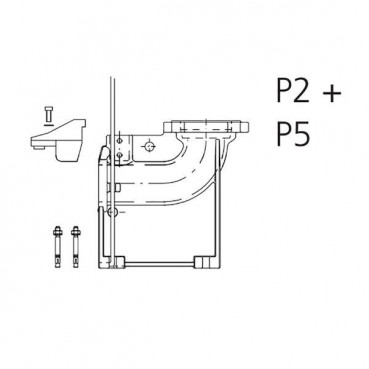 Pied d'assise pour pompe AMA-PORTER - taraudé (femelle) 2" KSB | 39020769